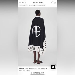 NWT Anine Bing PRAIA SARONG